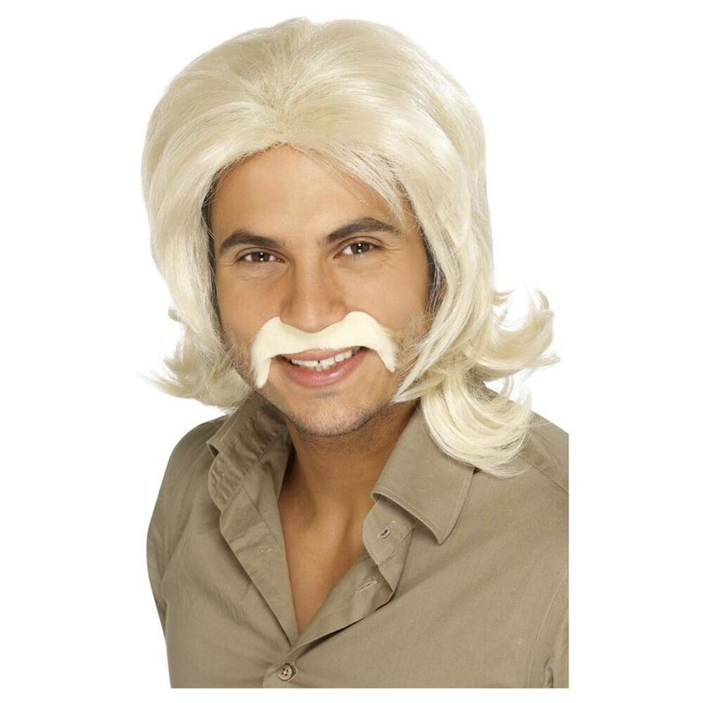 Smiffys Mens 70s Retro Wig / Blonde